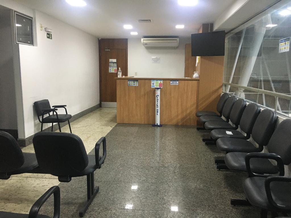 Recepção do Centro de Cirurgia e Coloproctologia no Vitória Apart Hospital